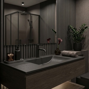 Baterie pentru baie Rea Rivo Black - Img 7