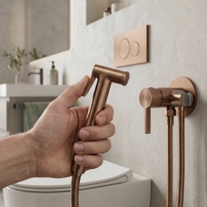 Baterie pentru bideu Rea Foster Brush Copper - Img 4