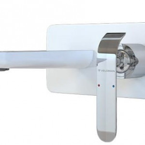 Baterie pentru cada crom cu alb 2604 - Img 2