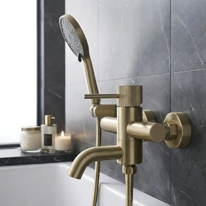 Baterie pentru cada Lungo Stripe Gold Brush- Deppo - Img 6