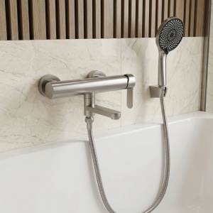 Baterie pentru cadă Rea Arcos Brushed Nickel - Img 4