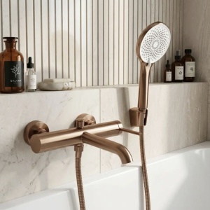 Baterie pentru cadă REA Rivo Brush Copper - Img 3
