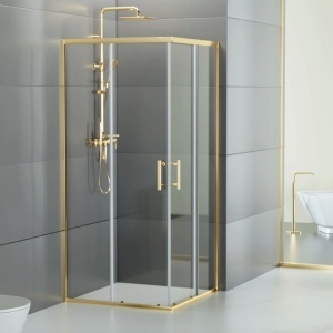 Cabină de duș Motril - Gold 80x80, 190cm, 6mm NANO