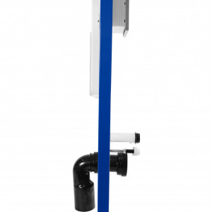 Cadru Set incastrat pentru vas WC cu buton F Crom - Img 3