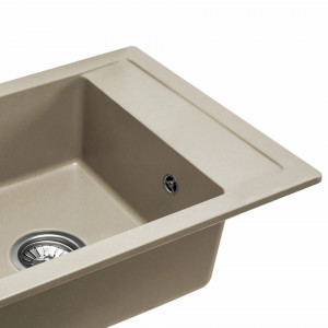 Chiuveta bucatarie Granit Rino beige - Img 3