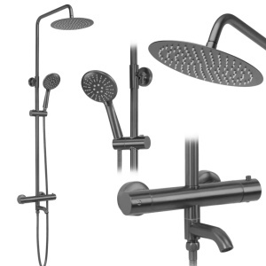 Coloana de dus cu termostat Lungo Titan