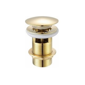 Dop universal pentru lavoar click-clack auriu mat - Img 6
