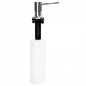 Dozator de săpun REA nichel brush INOX round - Img 3