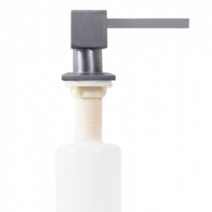 Dozator de săpun REA nickel brush square INOX - Img 4