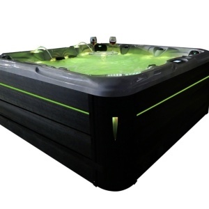 JACUZZI CU GRĂDINĂ 703A CARCASĂ ALB PERLAT ANTRACIT 230x230 CM - Img 4