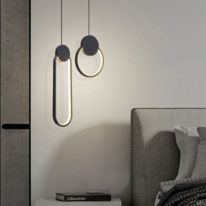 Lampa suspendata de tavan LED APP851-CP BLACK - Img 4
