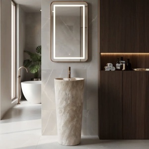 Lavoar freestanding de sine stătător Ceramic Rea Blanka Savana Matt - Img 5