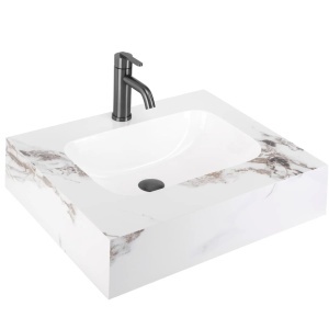 Lavoar suspendat REA Aresa Cold Jade 60 - Img 2