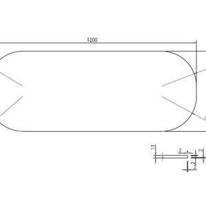 Mobilier lavoar suspendat VERNA 120 din lemn de nuc cu blat - Img 6