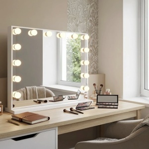 Oglindă LED HOLLYWOOD White 80x60 - Img 6