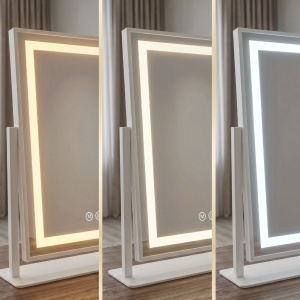 Oglindă LED LUMI White 30x40cm - Img 2