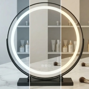 Oglindă LED MAKE-UP Black 40 cm - Img 3