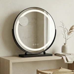Oglindă LED MAKE-UP Black 50 cm - Img 3