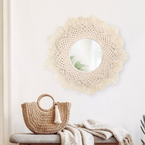 Oglinda perete Boho 60CM 322051 - Img 2