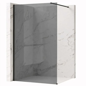 Paravan de dus Rea Flexi Grey / Black  - Img 6