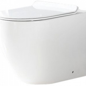 Platinia Vas WC de podea Platinia Carlo Rimless Duroplast - Img 2