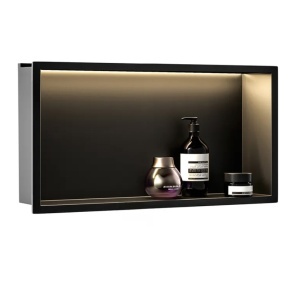 RAFT BAIE INCASTRAT PERETE LED 30x60 black - Img 2