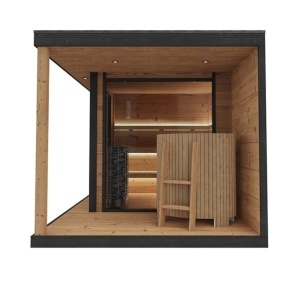 SAUNĂ DE GRĂDINĂ NORI – 250×350 cm – 6–7 PERSOANE – 9kW - Img 2