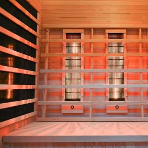Sauna tip uscat cu infrarosu la temperaturi reduse pentru 3-4 persoane Alta 150 x 120 cm - Img 16