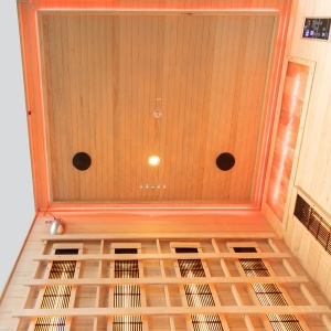 Sauna tip uscat cu infrarosu si terapie cromatica pentru 4 persoane EP4RS dreapta 180 x 160 cm - Img 8