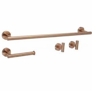Set accesorii pentru baie Ari Brush Copper 4 piese - Img 2