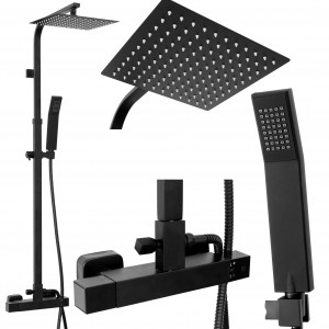 Set de dus Rea FENIX Milan Termostat Black Mat - Img 7