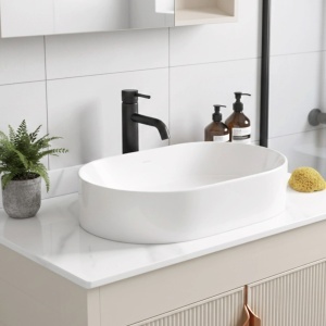 Set de mobilier de baie cu blat Modo 60cm Beige - Img 4