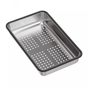 Statie de lucru incastrata Quadron Unique Marc gri - inox 76x50 cm - Img 3