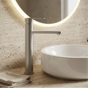 Baterie pentru baie Rea Arcos Brush Nickel - Img 3
