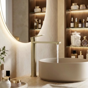 Baterie pentru baie Rea Hunter Brush Gold High - Img 3