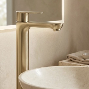 Baterie pentru baie Rea Logan Brush Nickel - Img 2