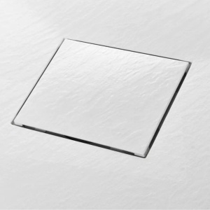 Cadita de dus dreptunghiulara slim Magnum White 120 x 80 cm alba - Img 5
