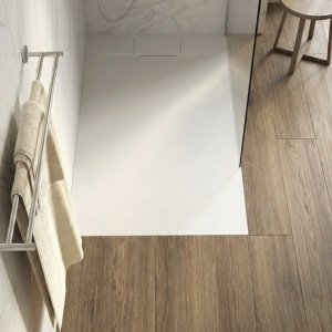 Cădiță de duș Slim albă din acril, dreptunghiulară și pătrată, cu sifon inclus – 70×70 – 100×150 cm - Img 4