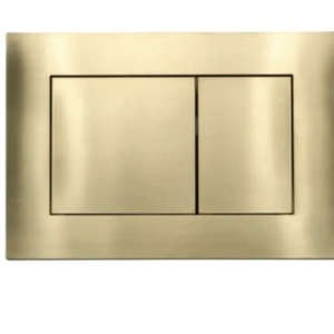Cadru cu rezervor incastrat, latime de 50 cm, capacitate 3/8 litri, clapeta de actionare din aluminiu auriu mat - Img 5
