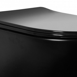 Capac toaleta UF DUROPLAST FLAT BLACK - Img 3