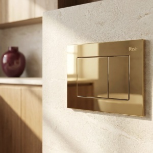 Clapeta pentru rezervor incastrat Rea J K011A-Q și Slim 024N Gold