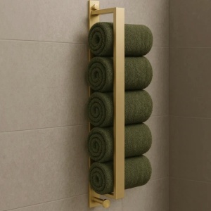 Cuier de baie Brush Gold - Img 2