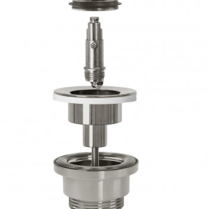 Dop universal pentru lavoar click-clack Rea Nichel INOX - Img 3