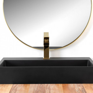 GOYA BLACK MAT 60CM LAVOAR DIN CONGLOMERAT - Img 5