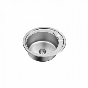 HUGO 210 Steinsteel satinat, cu sifon manual - Img 2