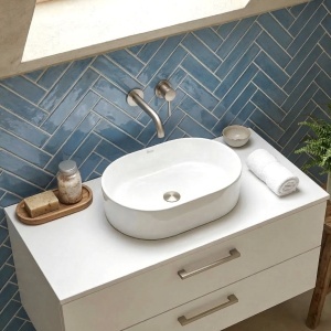 Lavoar ceramic pentru blat Nadia 46 - Img 2