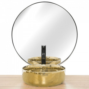 Lavoar ceramic pentru blat SAMI Gold - Img 2