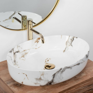 Lavoar de Blat REA Queen Carrara Shiny - Img 7