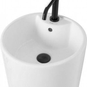 Lavoar freestanding de sine stătător Rea BLANKA Alb - Img 4