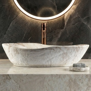 Lavoar pe blat Emilia Reno – design modern, ceramică premium pentru baie | Deppo
